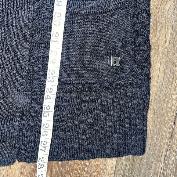 Smartwool Hesperus Wool Cable Knit Full-Zip Cardigan Sweater Women's XS Blue - Picture 6 of 6